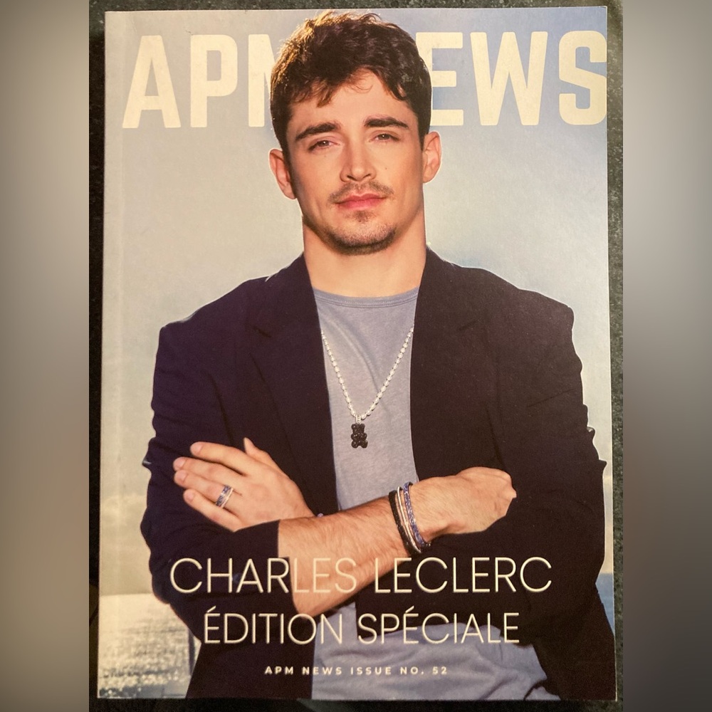 APM Monaco News Issue #52 Charles Leclerc Edition Special Hollywood Celebrities